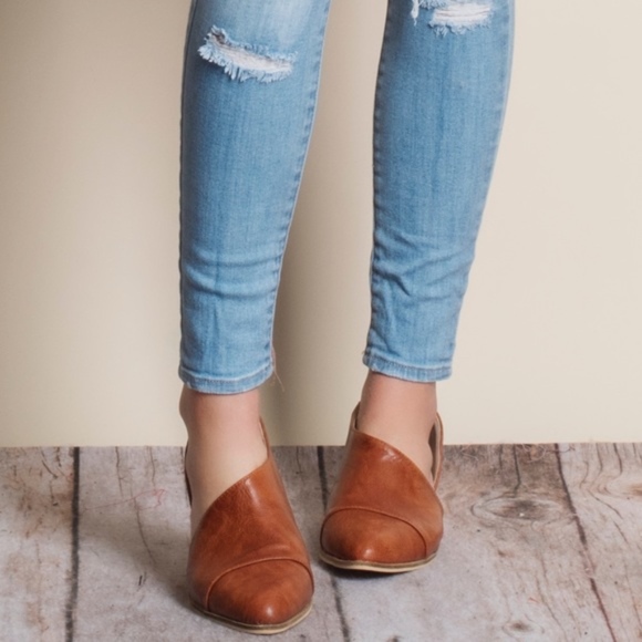 PEYTON Slip On Flats - COGNAC - Picture 4 of 4